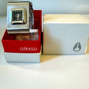 Nixon silver bracelet watch women’s